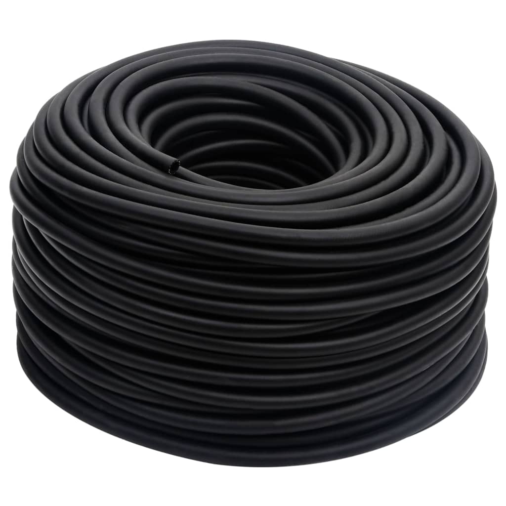 Vidaxl Hose Air Hose Hybrid 0.6 '' 20 m in gomma e PVC nero