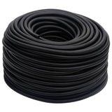 Vidaxl Hose Air Hose Hybrid 0.6 '' 20 m in gomma e PVC nero