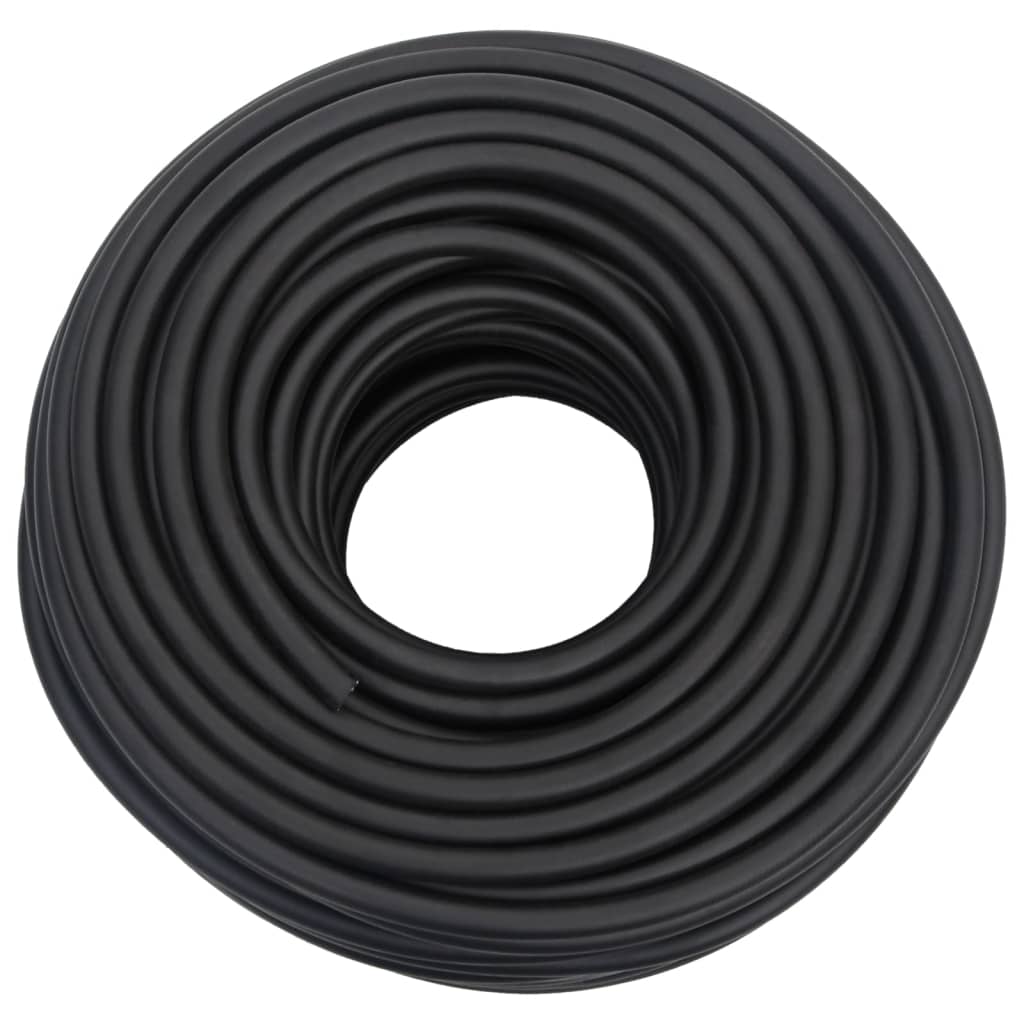 Vidaxl Hose Air Hose Hybrid 0.6 '' 20 m in gomma e PVC nero