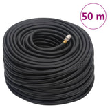 VIDAXL HOSE AIR HOSE Hybrid 0.6 '' 50 m in gomma e PVC nero