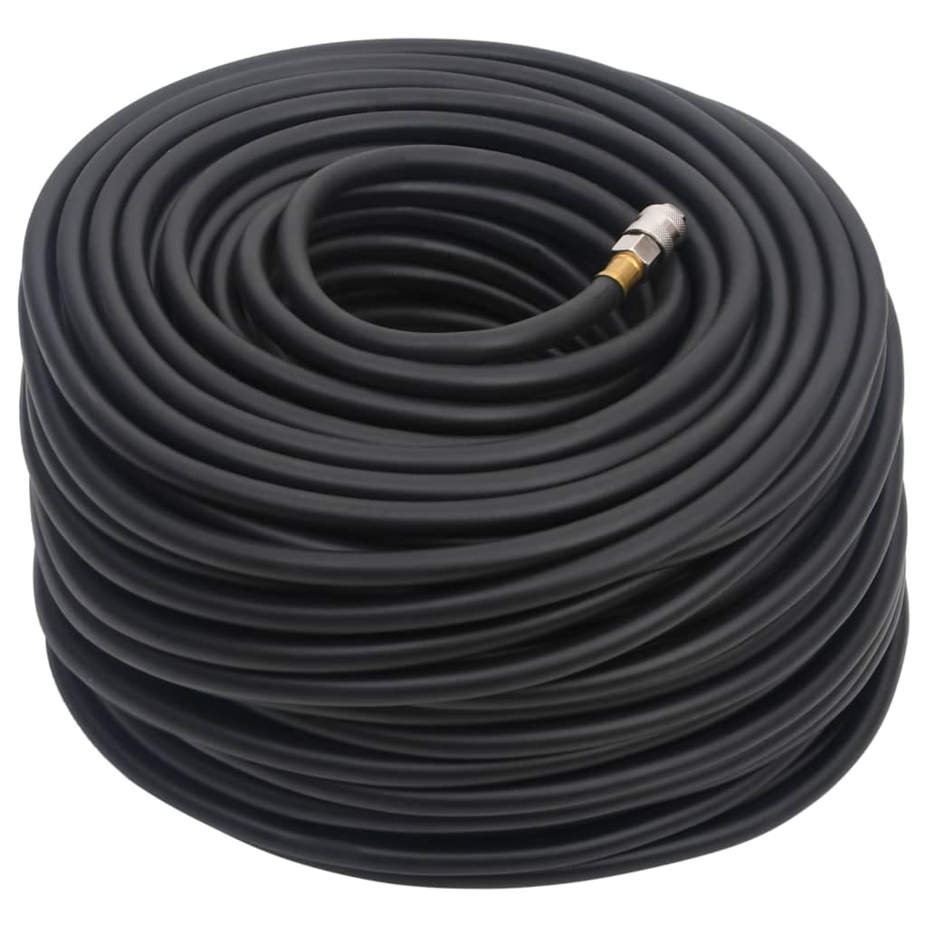 VIDAXL HOSE AIR HOSE Hybrid 0.6 '' 50 m in gomma e PVC nero