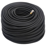 VIDAXL HOSE AIR HOSE Hybrid 0.6 '' 50 m in gomma e PVC nero