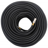 Vidaxl Hose Air Hose Hybrid 0.6 '' 100 m in gomma e PVC nero