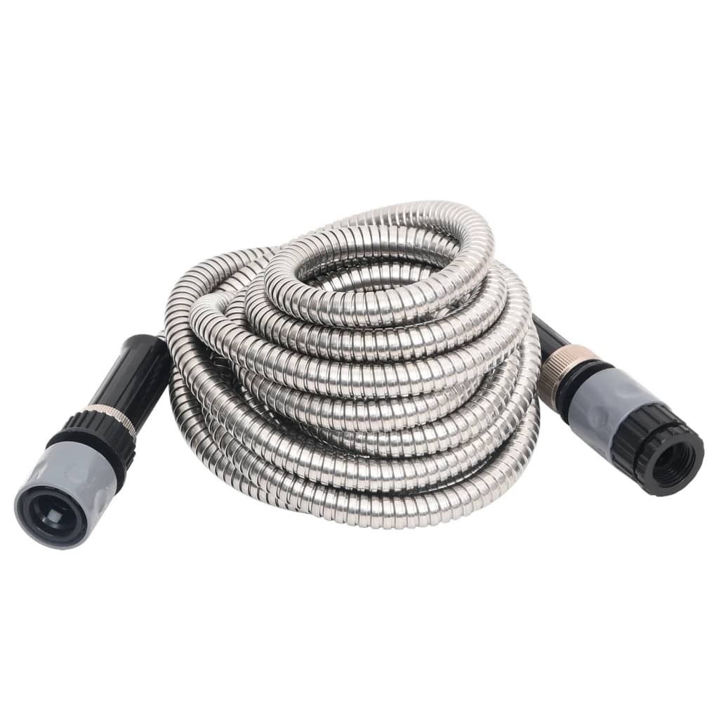 Vidaxl Gaart Hose mat Sprayda Kapp 0.6 '' 30 m Stolflose Stol Sëlwerfaarf