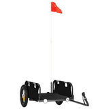 Vidaxl bicycle trailer Oxford fabric and iron black
