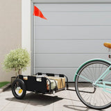 Vidaxl bicycle trailer Oxford fabric and iron black