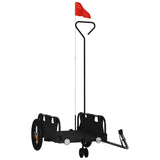 Vidaxl bicycle trailer Oxford fabric and iron black