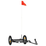 Vidaxl bicycle trailer 122x53x28 cm iron black