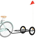 Vidaxl bicycle trailer 126x63x34 cm iron black