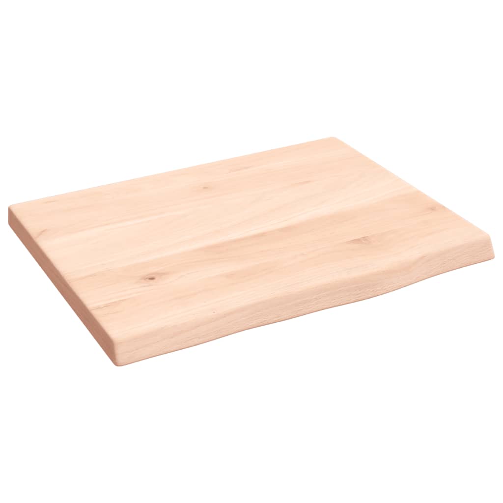 Vidaxl Washbasin Tabela 40x30x2 cm Neobdelana trdna lesa