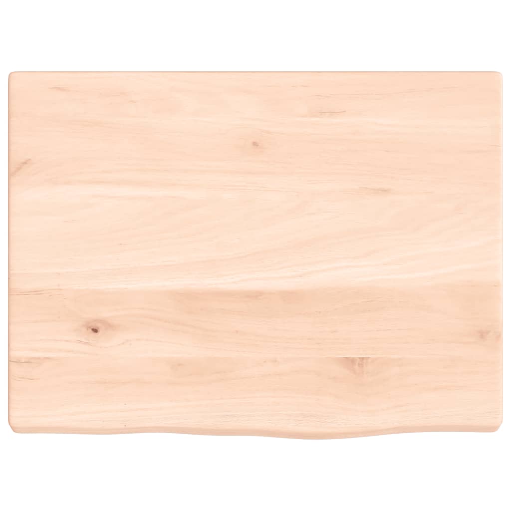 Vidaxl Washbasin Tabela 40x30x2 cm Neobdelana trdna lesa