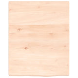 Vidaxl Washbasin Tabela 40x50x2 cm Neobdelana trdna lesa