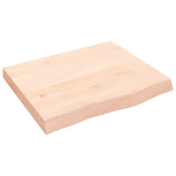 List vidaxl washbasin 60x50x (2-6) cm neošetřené pevné dřevo