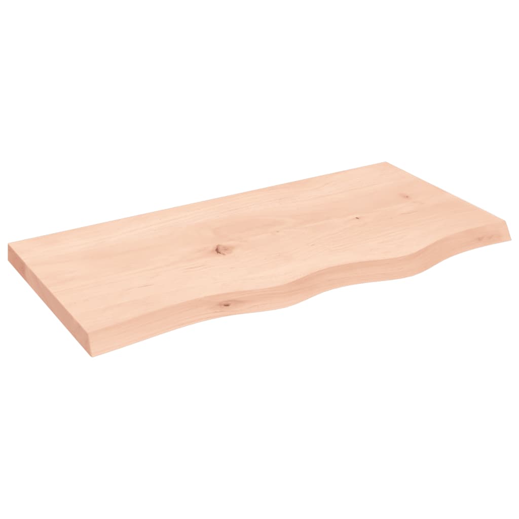 Vidaxl Washbasin Tabela 80x40x (2-4) CM Neobdelana trdna lesa