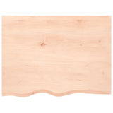 Vidaxl Washbasin Blade 80x60x (2-6) cm neošetřené pevné dřevo
