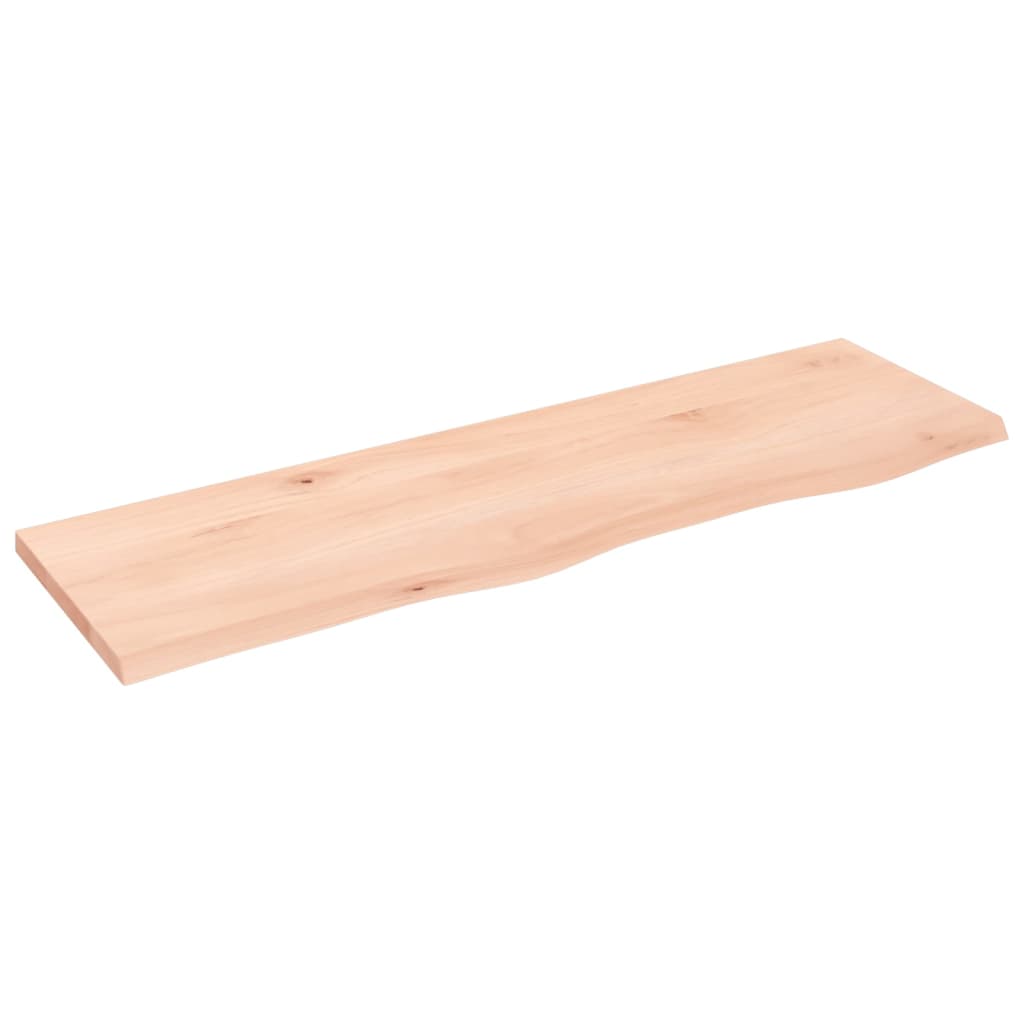 VidaXL Washbasin Table 100x30x2 cm Untreated solid wood