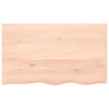 VidaXL Washbasin Table 100x60x2 cm Untreated solid wood