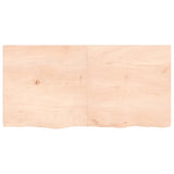 List vidaxl washbasin 120x60x (2-4) cm neošetřené pevné dřevo