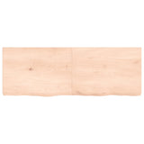 List vidaxl washbasin 140x50x (2-6) cm neošetřené pevné dřevo