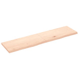VidaXL Washbasin sheet 160x40x (2-4) cm untreated solid wood