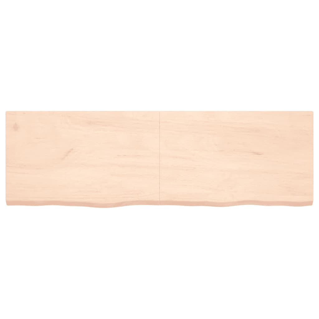 List vidaxl washbasin 160x50x (2-4) cm neošetřené pevné dřevo