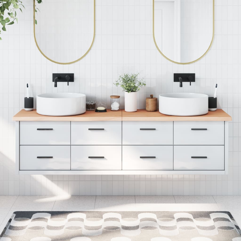 Vidaxl Washingin Sheet 180x60x (2-4) cm Bois massif non traité