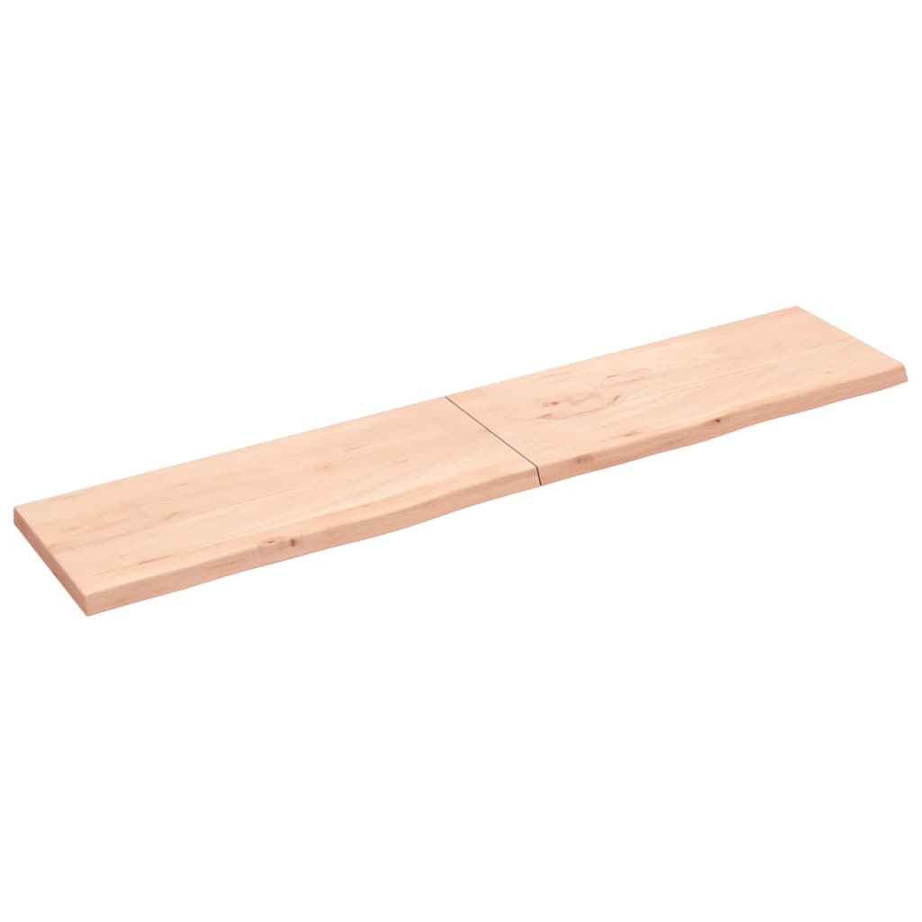 VidaXL Washbasin sheet 200x40x (2-4) cm Untreated solid wood