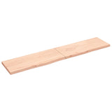 VidaXL Washbasin sheet 200x40x (2-4) cm Untreated solid wood