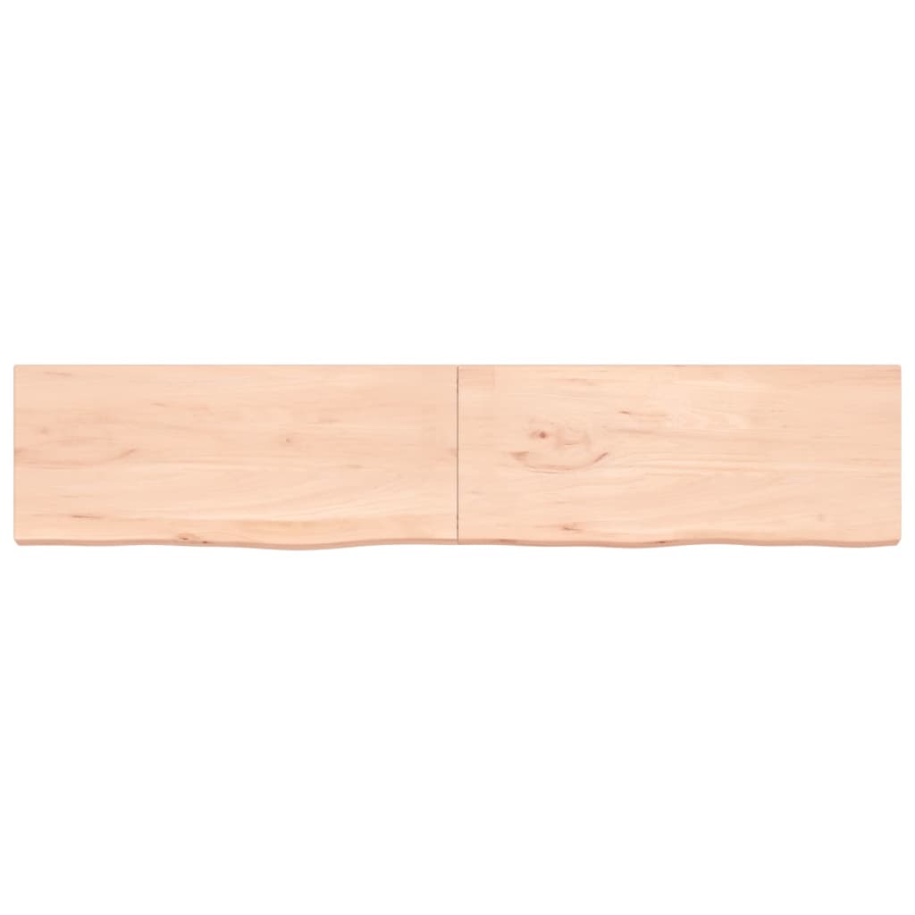 VidaXL Washbasin sheet 200x40x (2-4) cm Untreated solid wood
