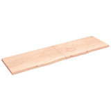 Vidaxl Washbasin Sheet 220x60x (2-4) CM Madera sólida no tratada
