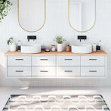 Vidaxl Washbasin Sheet 220x60x (2-4) CM Madera sólida no tratada