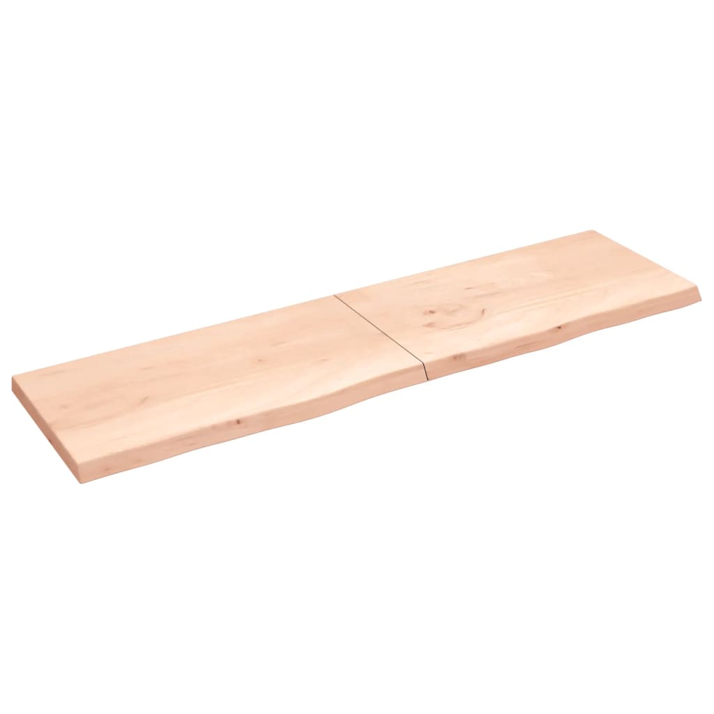 VidaXL Washbasin sheet 220x60x (2-6) cm Untreated solid wood
