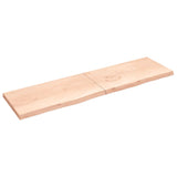 VidaXL Washbasin sheet 220x60x (2-6) cm Untreated solid wood