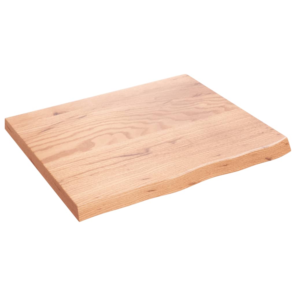 Vidaxl Washingin Feille 60x50x (2-4) cm Brun clair en bois massif traité