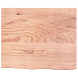 Vidaxl Washingin Feille 60x50x (2-4) cm Brun clair en bois massif traité