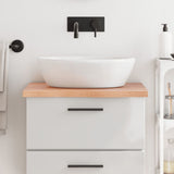 Vidaxl Washingin Feille 60x50x (2-4) cm Brun clair en bois massif traité