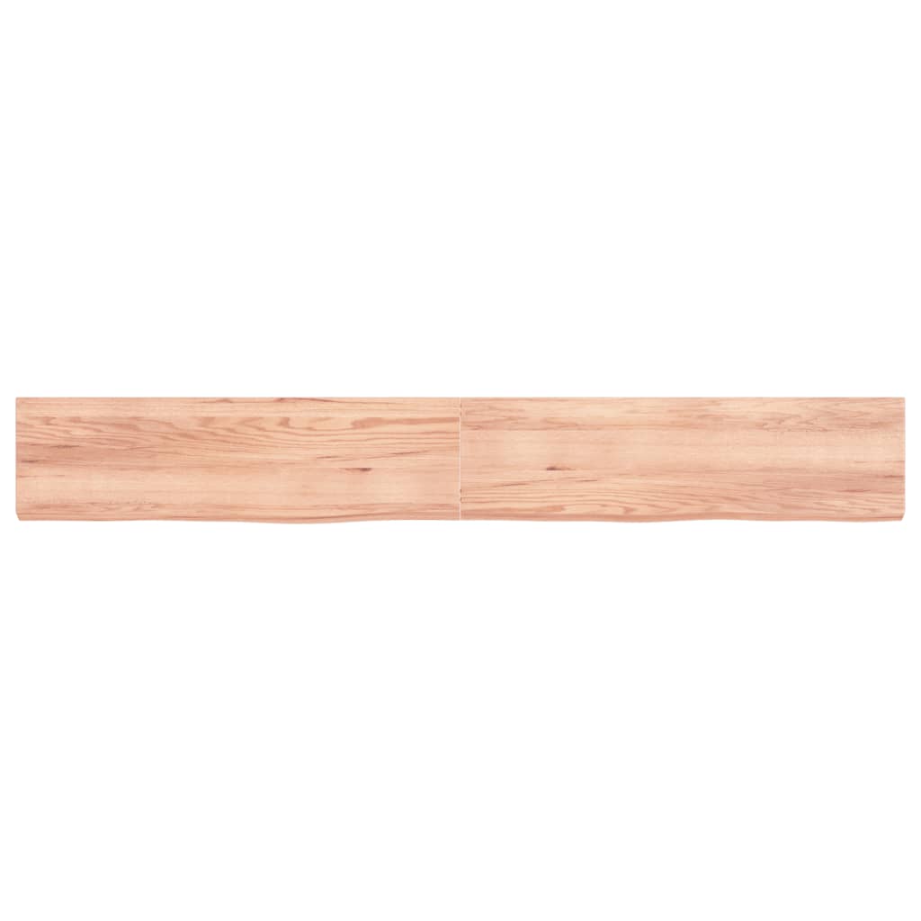 Vidaxl Washbasin Arkusz 220x30x (2-6) CM Oczyszczone lite drewno jasnobrązowe