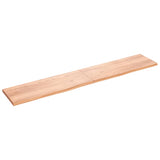Vidaxl WASHBASIN-ark 220x40x (2-4) cm behandlad fast träljusbrun
