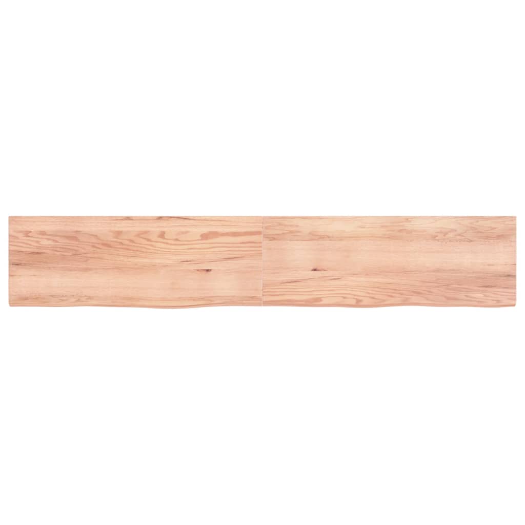 Vidaxl WASHBASIN-ark 220x40x (2-4) cm behandlad fast träljusbrun