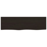 VidaXL Washbasin Table 100x30x (2-6) cm treated solid wood dark brown