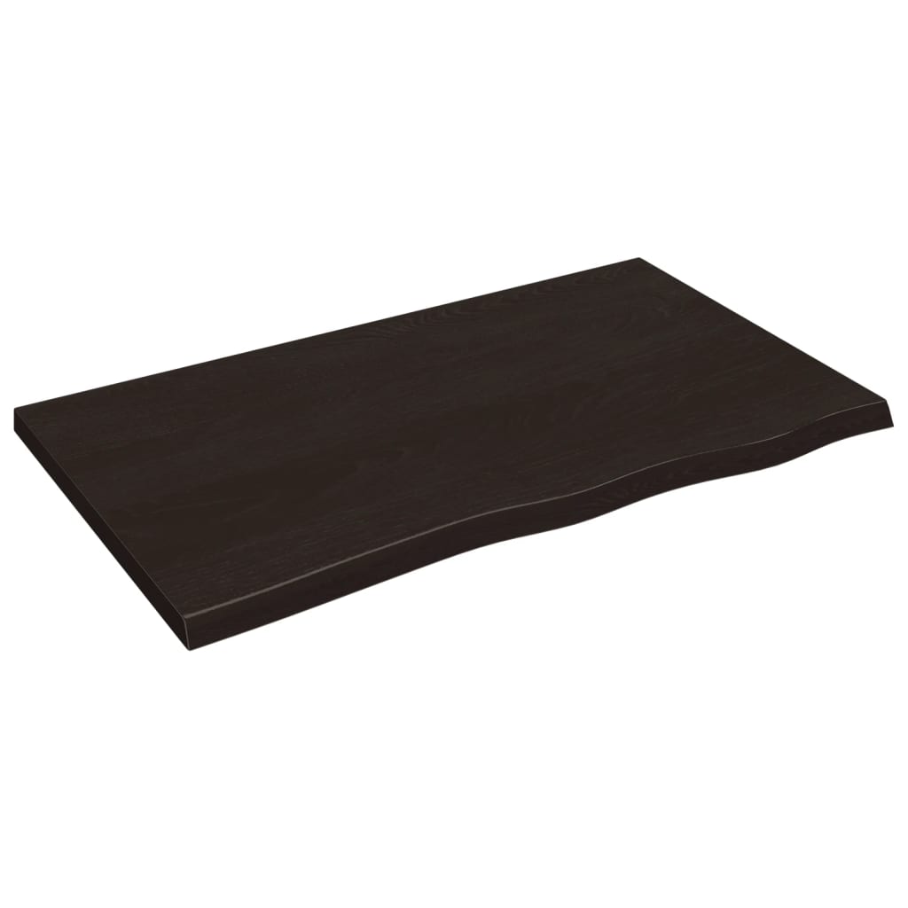 Vidaxl Wash-basin Tabell 100x60x (2-4) cm behandlat massivt trä mörkbrunt
