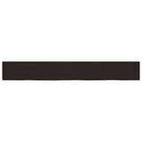 VIDAXL WASHBAIN-Blatt 220x30x (2-4) CM behandelt massives Holz dunkelbraun