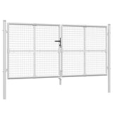VidaXL Poort draadgaas 300x175 cm staal zilverkleurig