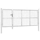 Vidaxl Garden Gate 350x175 cm siatka i stalowy kolor stalowy