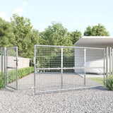Vidaxl Garden Gate 350x175 cm siatka i stalowy kolor stalowy