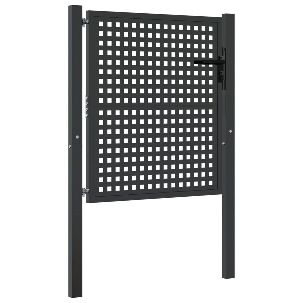 Porta Vidaxl 105x150 cm in acciaio antracite