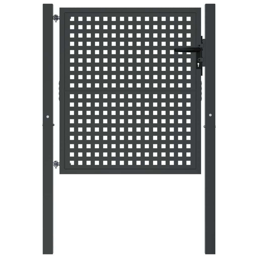 Porta Vidaxl 105x150 cm in acciaio antracite