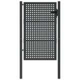 Port Vidaxl 105x175 cm ocelový antracity -