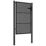 VIDAXL -Anschluss 105x200 cm Stahl Anthrazit -geläutet