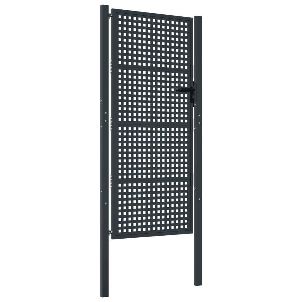 Porta Vidaxl 105x225 cm in acciaio antracite